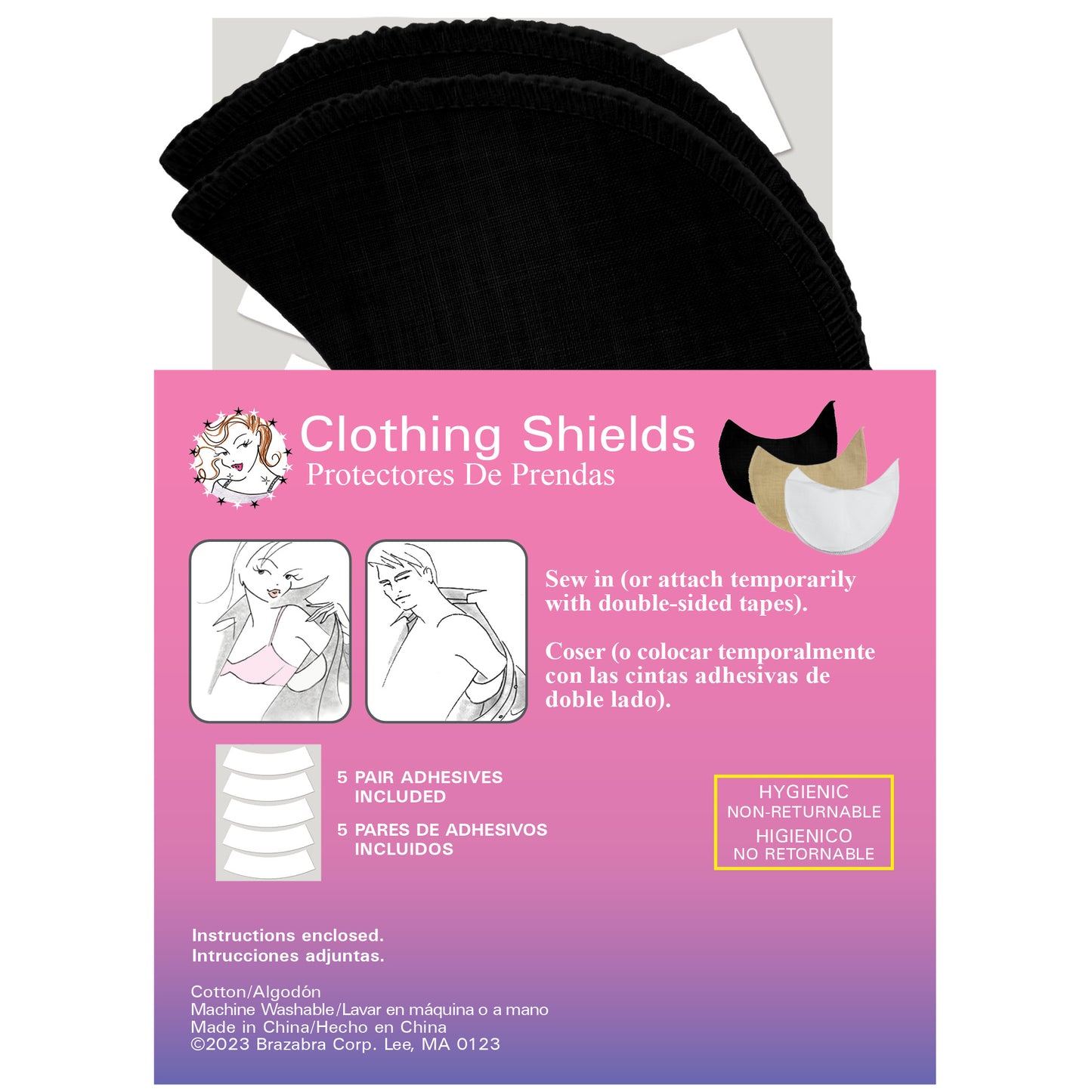 CLOTHING SHIELDS - REUSABLE!